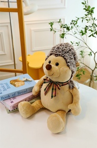 Juguete de Peluche Suave de Erizo con Cinta de Felpa y Relleno de Algodón PP, Muñeco de Animal para Regalo de Cumpleaños - Product Image 5