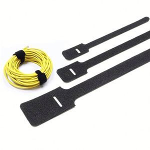 สายรัดจัดการสายไฟแบบพลาสติก สายรัดเคเบิลแบบมีแถบกาวในตัว - Product Image 1