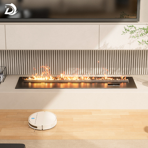 Chimenea Eléctrica de Diseño Chino Moderno que Simula una Llama Chimenea de Vapor con Panel de Control Remoto, Chimenea Artificial - Product Image 1