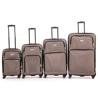 Expédition FCL LCL Modèle Mixte en Conteneur Stock à Prix Réduit Vente de Fin de Série 4 Pièces Ensemble de Valises Meletas Sac de Voyage Bagages