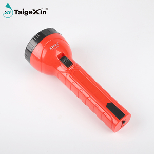 LED Sạc đèn pin với hai chân cắm AC sạc lớn đèn phản quang đầu LED Torch taigexin - Product Image 2