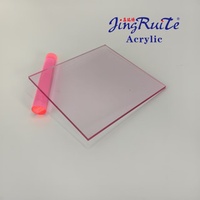 Feuilles acryliques PMMA translucides de couleur rose 1250x1850mm - Beijing Jingruite 1-50mm Polissage Gravure Pliage Découpe