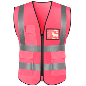 Hi Viz Construction Reflect Jacket Strap Safety <strong>Vest</strong> Turn Signal Reflective Safety <strong>Vest</strong> Custom Logo - Product Image 5
