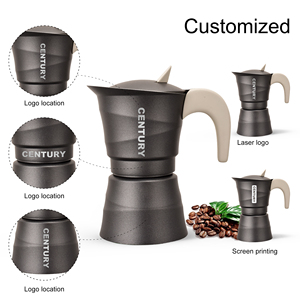 <span class=keywords><strong>Cafetera</strong></span> Moka <span class=keywords><strong>Italiana</strong></span> Clásica de Aluminio con Asa, <span class=keywords><strong>Cafetera</strong></span> Espresso Portátil para Estufa de Inducción, Capacidad para 3/<span class=keywords><strong>6</strong></span>/9 <span class=keywords><strong>Tazas</strong></span> - Product Image 4
