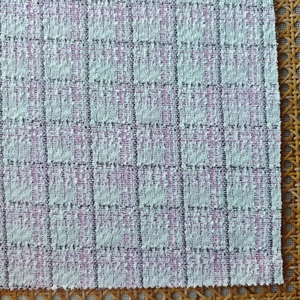 Sang Trọng Duy Nhất <span class=keywords><strong>Jacquard</strong></span> Kiểm Tra Dệt Kim Tweed Vải Độc Quyền Sợi-Nhuộm Kênh Phong Cách Căng Ra Cho Phụ Nữ Của Áo Khoác Áo Khoác Phù Hợp Với - Product Image 2