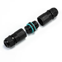Conector de Cable Eléctrico Impermeable IP68 OJ-M20, Accesorio para Exteriores, Conector de Alimentación Macho y Hembra para Empalme de Cables