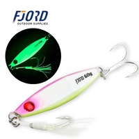 Umpan Jigging Grosir FJORD 40G 60G 80G Umpan Pancing Air Asin untuk Lemparan Jauh Jigging UV Umpan Bercahaya