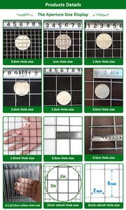 10x100 मिमी x1.8mm x31cmx30m चिकन बाड़ के लिए हार्डवेयर कपड़ा खरगोश स्टील बाड़ लगाने वाले खरगोश स्टील बाड़ लगाने वाले लोहे के तार जाल के बाद जस्ती - Product Image 2