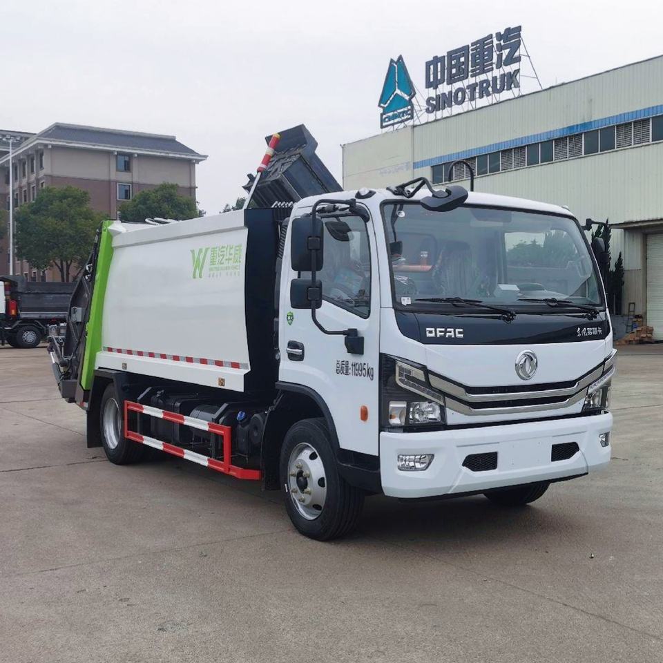 6-8 CBM Waste Compression Truck | Dongfeng Sanitation Vehicle LHD/RHD ...