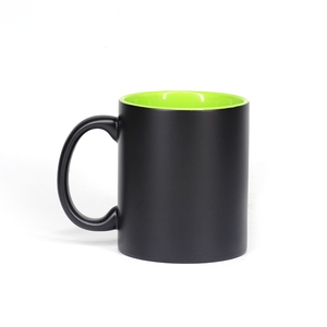 <span class=keywords><strong>Tazza</strong></span> da Caffè in Ceramica Nera Rivestita per Sublimazione 350ml Colori Personalizzabili Manico a Forma di C - Product Image 5