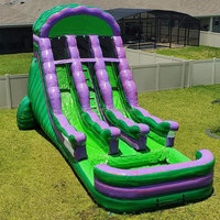 Toboggan gonflable de haute qualité avec souffleur d'air Location de fête Maison de rebond Toboggan aquatique d'usine