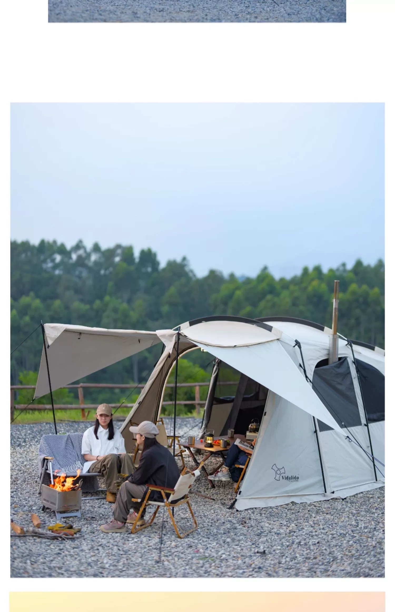 SANRYOU FUTAMATA TIPI TENT サンド Vidalido Sanstay Tent: Portable Family Tunnel Tent, Waterproof