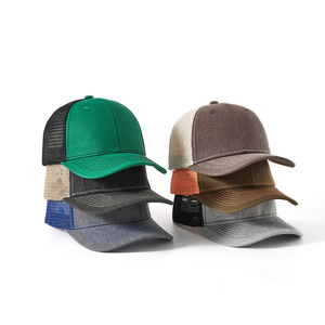 Casquettes de camionneur à 6 panneaux avec logo personnalisé, casquettes de camionneur de plage et casquettes de camionneur de sport en maille pour l'extérieur - Product Image 3