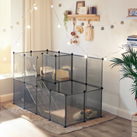 Parc pour animaux de compagnie pliable de qualité supérieure en acrylique écologique, parc pour chiens d'intérieur, chiots, parc pour chiots, enclos pour chiots, clôture pour animaux de compagnie d'intérieur