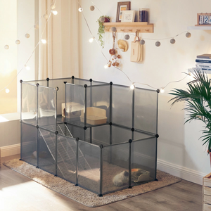 Recinto Pieghevole Premium in Acrilico Ecologico per Animali Domestici, Box per Cani e Cuccioli da Interno, Recinzione per Animali Domestici - Product Image 1