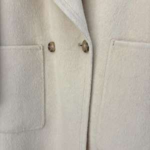 Winter Women's Solid Color Gentle Elegant Long Sleeved Double Breasted Windproof Warm V-neck Women's Long <strong>Coat</strong> - Product Image 3