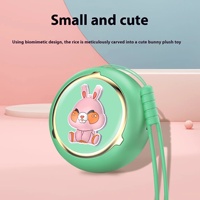 Câble de charge rapide trois-en-un personnalisable avec écouteurs, design mignon de lapin spatial pour iPhone et support de téléphone, gaine en TPE