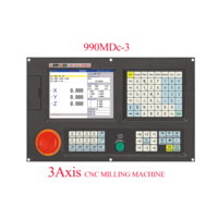 Contrôleur de fraisage CNC 990MDC-3 pour machine de fraisage CNC, 3 axes, commande de mouvement CNC pour la sculpture sur bois