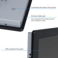 PC tactile industriel avec écran carré de 17 pouces, tactile résistif, TPM 2.0, sécurité matérielle, IP65