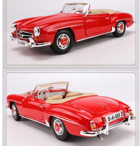 Modèle de voiture classique en métal à l'échelle 1:18, modèle de voiture en métal moulé sous pression <span class=keywords><strong>190SL</strong></span>, voiture en alliage pour collection et cadeau - Product Image 3