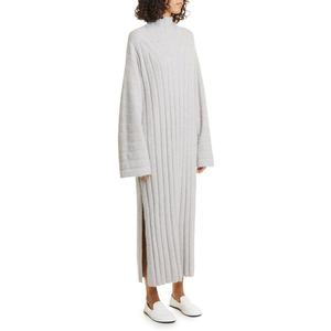 Vestido de Punto de Manga Larga con Mezcla de Lana y Pelo de Yak - Product Image 2