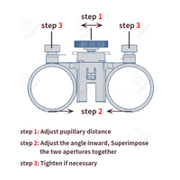 5x/6x Loupes Dentaires Sans Fil Rechargeable Phare Médical 5W Dentisterie Led Loupe Binoculaire Équipements Chirurgicaux Dentaires