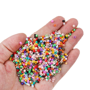 Perles de verre colorées de 2,5 mm pour broderie machine, perles de rocaille pour broderie informatisée, accessoires de vêtements DIY, vente en gros - Product Image 5