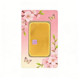 Emballage blister vide pour barre d'or de 1 Troy Ounce, carte d'authentification anti-contrefaçon pour collection de pièces de monnaie avec numéro de série et code QR - Product Image 4