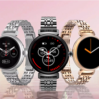 Dispositivos Inteligentes para Mujer, Reloj Inteligente DM70 2024, Pantalla AMOLED de 1.04 Pulgadas, Llamadas por Bluetooth, Monitor de Actividad Física, Monitor de Sueño, IP68, Nuevo