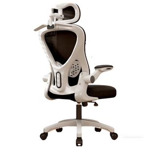 Chaise <span class=keywords><strong>de</strong></span> <span class=keywords><strong>bureau</strong></span> ergonomique en maille avec <span class=keywords><strong>protection</strong></span> lombaire, base 5 étoiles, design moderne pour le confort à la maison et au <span class=keywords><strong>bureau</strong></span> - Product Image 3