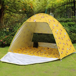 Carpa de Playa para Niños Tupi Auto Pop, Diseño de Astronauta de Dibujos Animados, Protección UV, Refugio Solar Impermeable, Portátil, para Jugar al Aire Libre, Picnic, Camping - Product Image 2