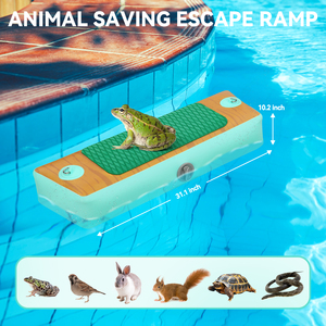 FBSPORT Tragbare schwimmende Hunderampe für Haustiere – faltbare, rutschfeste, aufblasbare Hunderampe für den Pool und Meer - Product Image 5