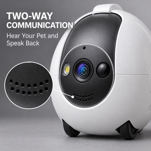Caméra robot mobile pour animaux de compagnie 4MP pour la surveillance intérieure à domicile avec vision en direct et audio via WiFi - Product Image 3