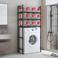 Machine à laver domestique grande capacité avec étagère de rangement multicouche simple à énergie cinétique multiple