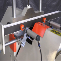 Scie à découper en V, machine de traitement des rainures en V à 90 degrés pour profilés UPVC et aluminium, pour la fabrication de portes et fenêtres