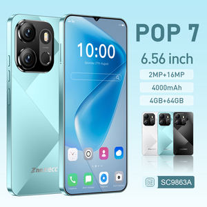 <strong>SIM</strong> <strong>card</strong> <strong>mobile</strong> phone ZNNXECC POP7 Android smartphone 6.6-inch large screen 4+64GB facial recognition global version