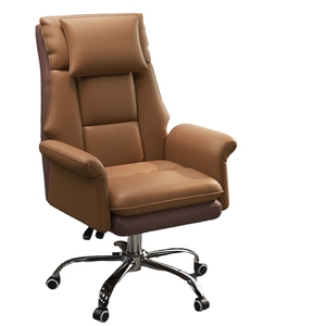 Chaise d'ordinateur de soutien de cou de haut-parleur léger confortable de luxe Big Boss chaise de bureau ergonomique de direction en cuir à vendre - Product Image 6