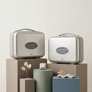 Maleta <span class=keywords><strong>de</strong></span> Maquillaje con Ruedas, Ecológica, Moderna, Ligera, Impermeable, <span class=keywords><strong>de</strong></span> ABS y Poliéster, Unisex, con Cierre <span class=keywords><strong>de</strong></span> Cremallera - Product Image 1