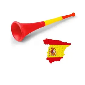 WK2022 İspanya spor futbol topu fan trompet İspanyol tezahürat futbol plastik boynuz