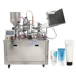 High Quality Flexible Aluminum Collapsible Crimp And Semi-Auto Ultrasonic Tube Fill Seal Machine