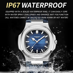<span class=keywords><strong>Reloj</strong></span> de Lujo Genuino BINBOND para Hombre, <span class=keywords><strong>Reloj</strong></span> de Cuarzo Luminoso con Esfera de Agujas, <span class=keywords><strong>Reloj</strong></span> de Pulsera Personalizado de Negocios y Moda con Calendario - Product Image 4