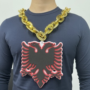 Collar de Cadena Personalizado 3D para Torneos de Rugby, Baloncesto y Hockey, con Imán Desmontable a través de Anillo, Figura Vibrante de EVA para Animadoras - Product Image 5