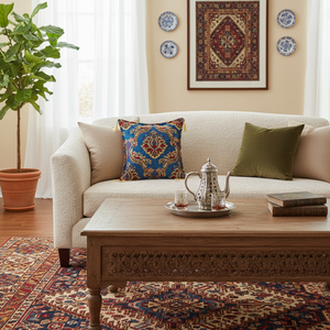 Oriental Kilim Designed Turkish & Ottoman Cushion - Pillow Cover - Product Image 3