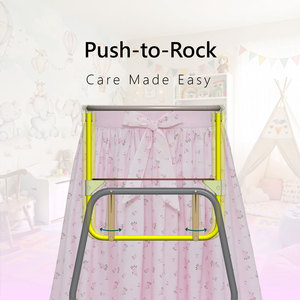 Cuna Mecedora de Metal con Altos Estándares de Producción, Cuna Mecedora para Bebé con Borde Suave - Product Image 5