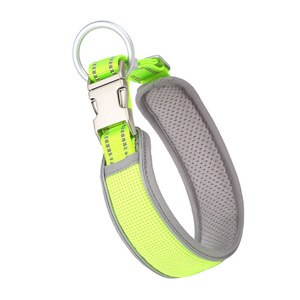 <span class=keywords><strong>Collar</strong></span> Reflectante para Perro, Transpirable, de Nailon Suave, con Cintas Clásicas Modernas, <span class=keywords><strong>Collar</strong></span> Anti-Estrangulamiento para Pasear Perros - Product Image 5