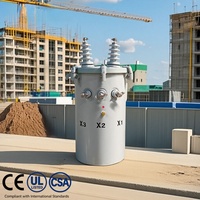 Transformadores Sumergidos en Aceite D11 a Precio Competitivo, 50/60HZ, 11kV, 220V/440V, 75KVA, 167KVA, Transformador Monofásico de Cobre
