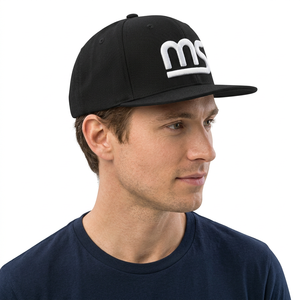 Casquettes Snapback personnalisées avec logo brodé à la main, casquettes de baseball à visière plate en coton pur, unisexes et sportives - Product Image 2
