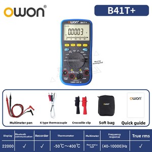 OWON B41T+ ลิลลิปสำหรับเครื่องบันทึกมัลติมิเตอร์พร้อมฟังก์ชั่นเทอร์โมมิเตอร์ - Product Image 6