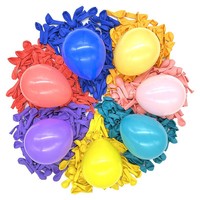 Ballons en latex mat de 5 pouces en gros, couleurs personnalisées, fabricant de ballons OEM ODM, directement de l'usine, 100 pièces/sac