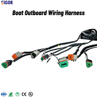 Arnés de cableado para motor de barco 176340, cable modular principal BRP Johnson Evinrude OMC, caja de control remoto para fueraborda, PVC PTFE IP67